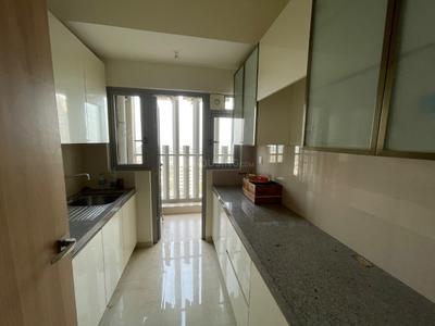 Kitchen Image of 800 Sq.ft 2 BHK Apartment / Flat for rent in Piramal Aranya, Byculla Mumbai for Rs. 130000