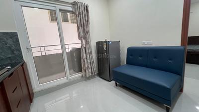 Balcony Image of 711 Sq.ft 1 BHK Apartment / Flat for rent in Madhapur Hyderabad for Rs. 28000