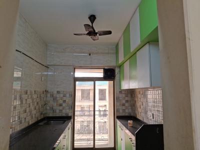 Kitchen Image of 1050 Sq.ft 2 BHK Apartment / Flat for rent in Swaraj Kingston, Ulwe Navi Mumbai for Rs. 40000