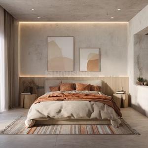 Bedroom Image of 1540 Sq.ft 3 BHK Apartment / Flat for sale in Supreme Rivana Ph I, Punawale Pune for Rs. 13500000
