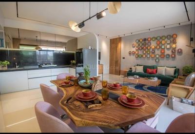 Kitchen Image of 1800 Sq.ft 3 BHK Apartment / Flat for rent in Shiv Shubham Pearl, Palanpur Surat for Rs. 40000