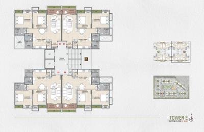 Image of 1280 Sq.ft 2 BHK Apartment / Flat for sale in Adajan, Surat for Rs. 4673280