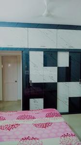 Bedroom Image of 990 Sq.ft 3 BHK Apartment / Flat for rent in Vijay Park, Kasarvadavali Thane for Rs. 44000