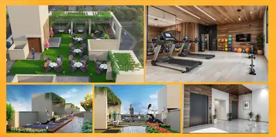 Image of 617 Sq.ft 2 BHK Apartment / Flat for sale in Bhosale Galaxy, Charholi Budruk, Pune for Rs. 4400000