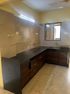 Kitchen Image of 1500 Sq.ft 3 BHK Apartment / Flat for rent in Vesu Surat for Rs. 30000