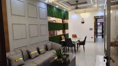 Living Room Image of 950 Sq.ft 3 BHK Apartment / Flat for sale in Saarthi Affordable Floors, Uttam Nagar New Delhi for Rs. 6900000