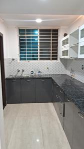 Kitchen Image of 1200 Sq.ft 2 BHK Apartment / Flat for rent in Shanishcharay Developers The Peace Apartment, Hukma Khedi Indore for Rs. 17000