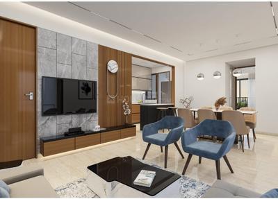 Hall Image of 1755 Sq.ft 3 BHK Apartment / Flat for sale in Aristo Anandam, Vaishno Devi Circle Ahmedabad for Rs. 8500000