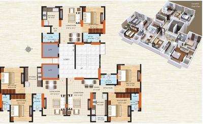 Image of 450 Sq.ft 1 BHK Apartment / Flat for sale in Shreeji Nakshtra, Malad West, Mumbai for Rs. 8900000
