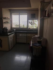 Kitchen Image of 600 Sq.ft 1 BHK Apartment / Flat for rent in Lok Gaurav Complex, Vikhroli West Mumbai for Rs. 40000