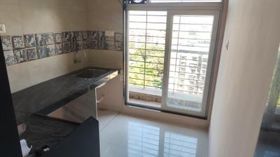 Kitchen Image of 735 Sq.ft 1 BHK Apartment / Flat for rent in Sai Proviso Icon, Kalamboli Navi Mumbai for Rs. 25000