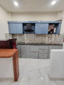 Kitchen Image of 550 Sq.ft 1 BHK Builder Floor for rent in Mahalakshmi Nagar Indore for Rs. 18000