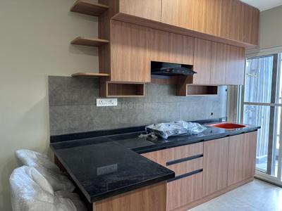 Kitchen Image of 550 Sq.ft 1 BHK Builder Floor for rent in HBR Layout Bengaluru for Rs. 32000