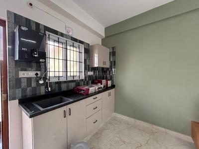 Kitchen Image of 550 Sq.ft 1 BHK Builder Floor for rent in Munnekollal Bengaluru for Rs. 28000