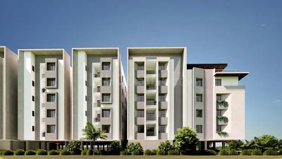Image of 1222 Sq.ft 2 BHK Apartment / Flat for sale in Kalapatti, Coimbatore for Rs. 8500000