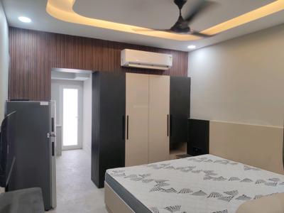 Bedroom Image of 750 Sq.ft 1 BHK Builder Floor for rent in Big Block Builder Floor, Sector 46 Gurgaon for Rs. 35000