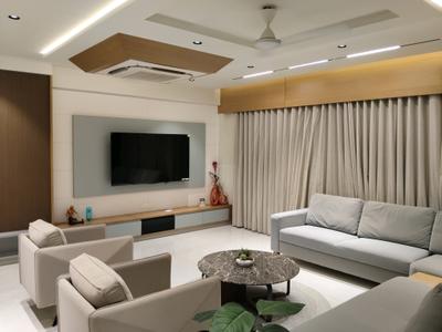Living Room One Image of 3868 Sq.ft 4 BHK Apartment / Flat for sale in Shaligram Luxuria, Ambli Ahmedabad for Rs. 33600000