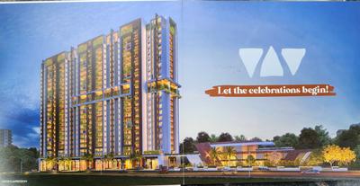 Image of 1789 Sq.ft 3 BHK Apartment / Flat for sale in Kumar Parv F G And H, Moshi, Pune for Rs. 16700001