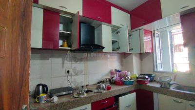 Kitchen Image of 1050 Sq.ft 2 BHK Apartment / Flat for rent in Sunderpur Varanasi for Rs. 22000