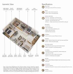 Image of 1800 Sq.ft 3 BHK Apartment / Flat for sale in Jaiprakash Nagar, Nagpur for Rs. 9500000