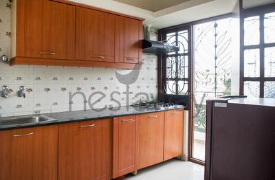 Kitchen Image of KRISHNAMURTHY NEST  TF in Murugeshpalya, Bengaluru