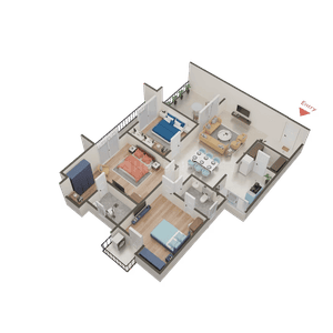 Image of 1000 Sq.ft 2 BHK Apartment / Flat for sale in Ashiana Amarah, Sector 93, Gurgaon for Rs. 17400000