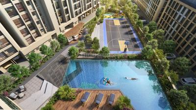 Image of 540 Sq.ft 1 BHK Apartment / Flat for sale in Raunak 108, Kasarvadavali, Thane for Rs. 5500000