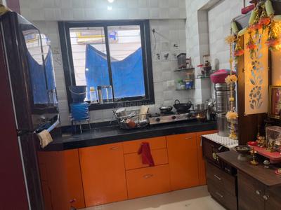 Kitchen Image of 980 Sq.ft 2 BHK Apartment / Flat for sale in Om Shri Complex, Bhiwandi Thane for Rs. 4500000