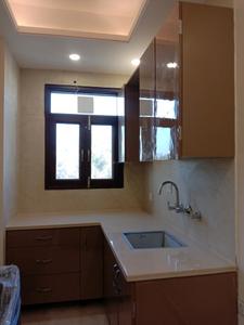 Kitchen Image of 600 Sq.ft 1 BHK Builder Floor for rent in Lajpat Nagar New Delhi for Rs. 36500