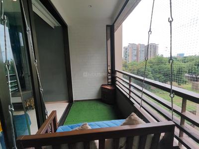 Balcony Image of 2300 Sq.ft 3 BHK Apartment / Flat for sale in Ambli Ahmedabad for Rs. 27500000
