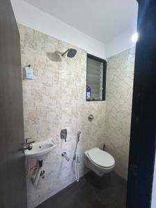 Bathroom Image of 430 Sq.ft 1 BHK Apartment / Flat for rent in Patel Rudra Palace, Taloja Navi Mumbai for Rs. 17000
