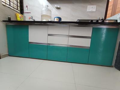 Kitchen Image of 650 Sq.ft 2 BHK Apartment / Flat for sale in Darshanam Pushpam Heights, Tarsali Vadodara for Rs. 3200000