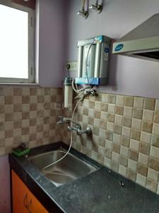 Kitchen Image of 700 Sq.ft 1 RK Builder Floor for rent in Vaishali Nagar Jaipur for Rs. 14000