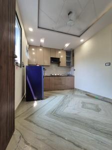 Kitchen Image of 500 Sq.ft 1 BHK Builder Floor for rent in Ramesh Nagar New Delhi for Rs. 25000