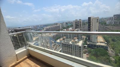 Balcony Image of 2000 Sq.ft 3 BHK Apartment / Flat for sale in Concrete Sai Saakshaat Wing E, Kharghar Navi Mumbai for Rs. 38000000