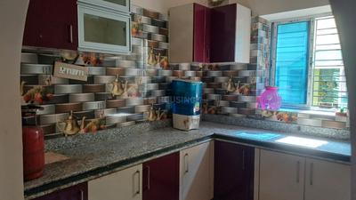 Kitchen Image of 1300 Sq.ft 3 BHK Apartment / Flat for rent in Baranagar Kolkata for Rs. 18500