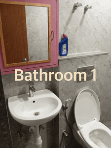 Bathroom Image of 650 Sq.ft 2 BHK Apartment / Flat for rent in Nav Anantam, Instrumentation Limited Colony Kota for Rs. 22000
