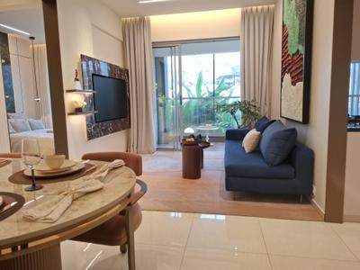 Living Room Image of 1050 Sq.ft 2 BHK Apartment / Flat for sale in Aarav Omkar Regency, Nerul Navi Mumbai for Rs. 17000000