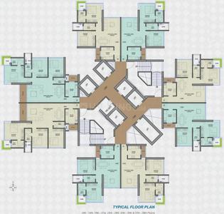 Image of 850 Sq.ft 2 BHK Apartment / Flat for sale in A And O F Residences, Malad East, Mumbai for Rs. 21500000