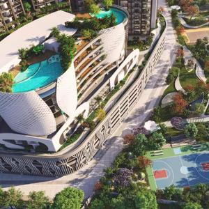 Image of 1671 Sq.ft 3 BHK Apartment / Flat for sale in Moonglade Apartments, Gandipet, Hyderabad for Rs. 14000000