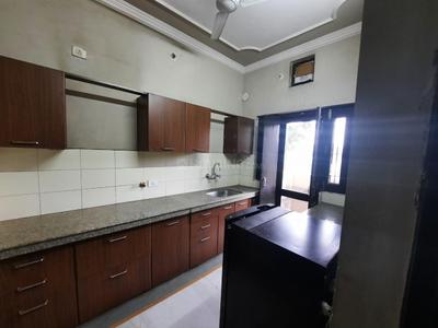 Kitchen Image of 450 Sq.ft 1 BHK Builder Floor for rent in Bhuwana Udaipur for Rs. 12000