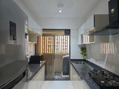 Kitchen Image of 895 Sq.ft 2 BHK Apartment / Flat for sale in Evershine Amavi 303 Phase 1, Virar West Virar for Rs. 6800000