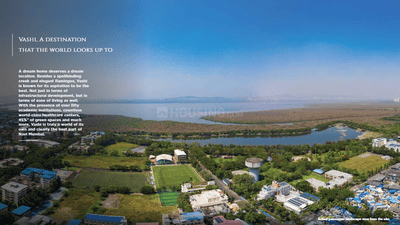 Image of 1100 Sq.ft 2 BHK Apartment / Flat for sale in Godrej Bayview, Vashi, Navi Mumbai for Rs. 27600000