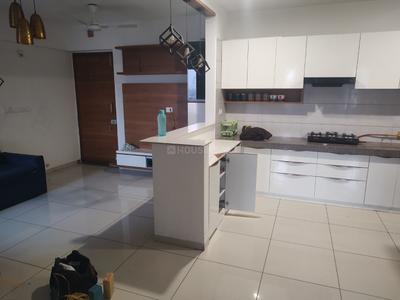 Kitchen Image of 1100 Sq.ft 2 BHK Apartment / Flat for rent in Orchid Blues, Shela Ahmedabad for Rs. 29999