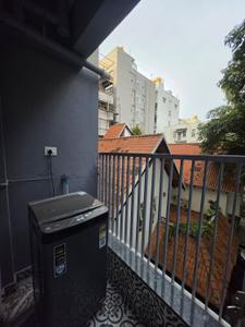 Balcony Image of 620 Sq.ft 1 BHK Apartment / Flat for rent in Brookefield Bengaluru for Rs. 37000