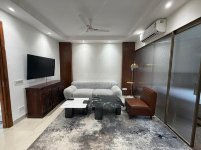 Living Room Image of 650 Sq.ft 1 BHK Builder Floor for rent in Sector 42 Gurgaon for Rs. 46000
