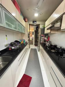 Kitchen Image of 1010 Sq.ft 2 BHK Apartment / Flat for sale in Amber Enclave, Thakurli Thane for Rs. 7600000
