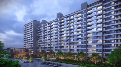 Image of 1279 Sq.ft 3 BHK Apartment / Flat for sale in Kiwale, Pune for Rs. 10800000