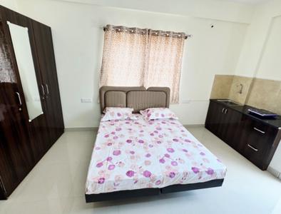 Bedroom Image of 430 Sq.ft 1 RK Apartment / Flat for rent in Doddanekundi Bengaluru for Rs. 18000