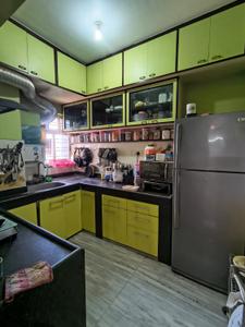 Kitchen Image of 1300 Sq.ft 3 BHK Apartment / Flat for sale in Diamond City West, Sarsuna Kolkata for Rs. 8500000